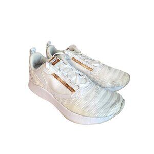New Balance Beaya Dynasoft Lightweight Athletic Sneakers White Gold Women's 7.5